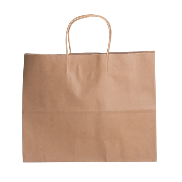 Пакет подарунковий крафтовий 31х12х25 см 12 шт. Бежевий