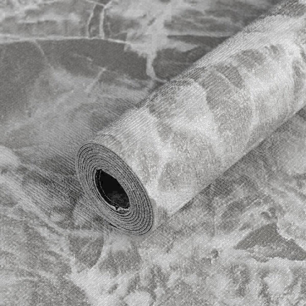 Обои самоклеящиеся 2800х450х1,8 мм Черный мрамор (SW-00000730)