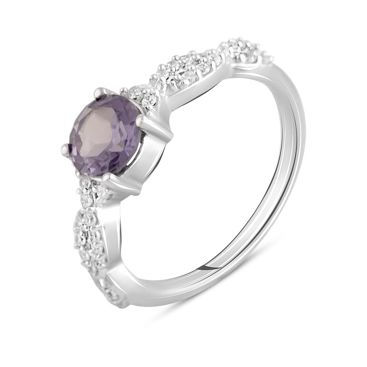 Кольцо серебряное с александритом 1,797 ct 2,22 г р. 17,5 (2100607)