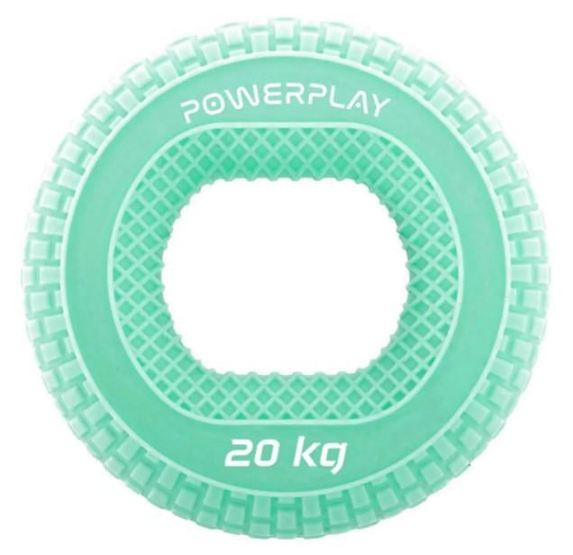Эспандер кистевой силиконовый PowerPlay PP-4333 Hand Grip Medium 20 кг Зеленый (PP_4333_Green_20kg)