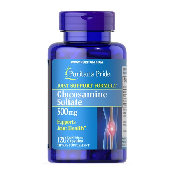 Препарат для суставов и связок Puritan's Pride Glucosamine Sulfate 500 мг 120 Caps