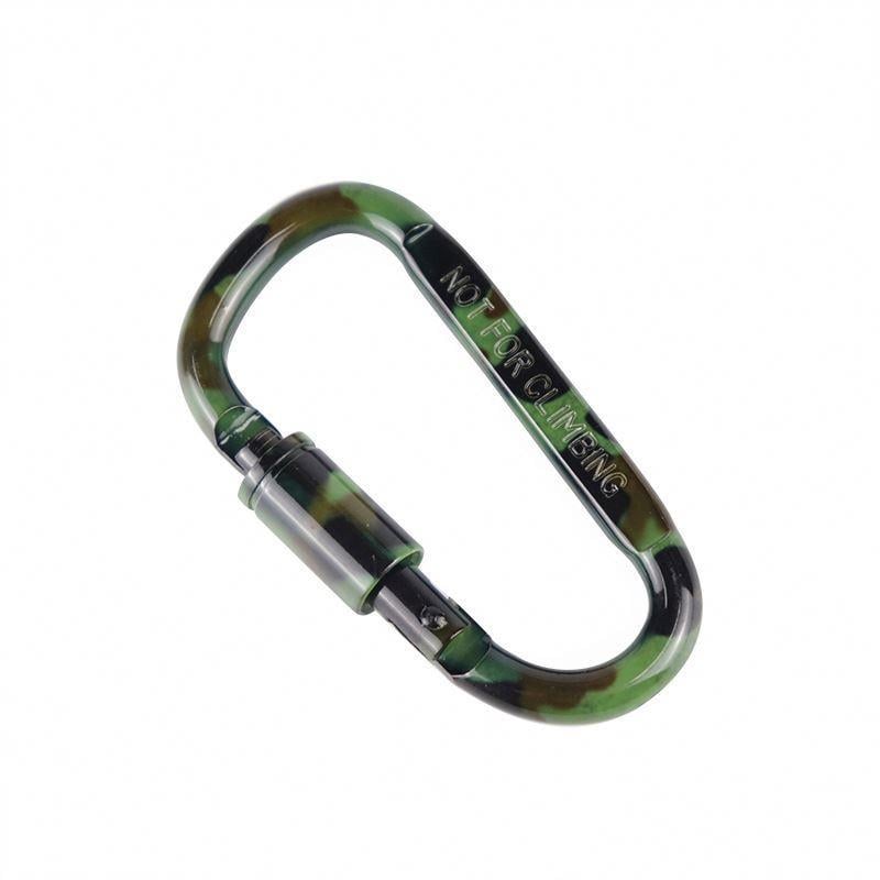 Карабин с муфтой Solve Woodland алюминиевый сплав Screwlock S4 100 кг Карабин с муфтой Solve Woodland алюминиевый сплав Screwlock S4 100 кг