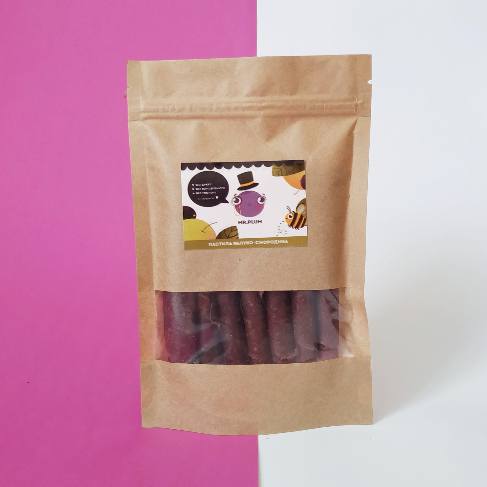 Пастила натуральная Mr.Plum Чорна смородина 100 г - фото 3 Пастила натуральная Mr.Plum Чорна смородина 100 г - фото 3