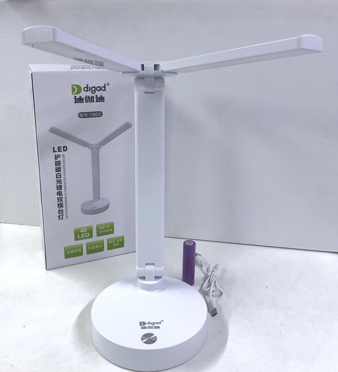 Лампа світлодіодна настільна Digad трансформер сенсорна USB (20390742) - фото 2