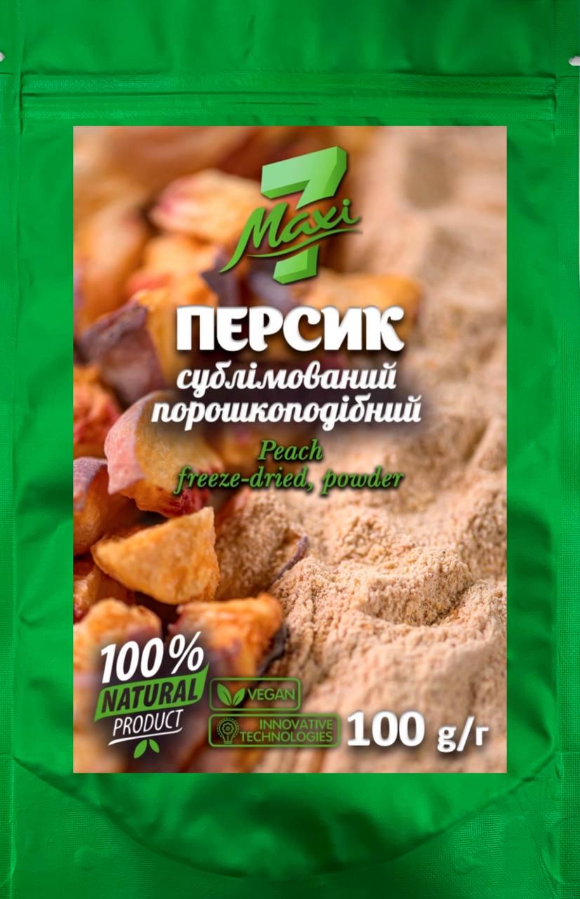 Персик сублимированный Maxi7 порошкообразный 100 г