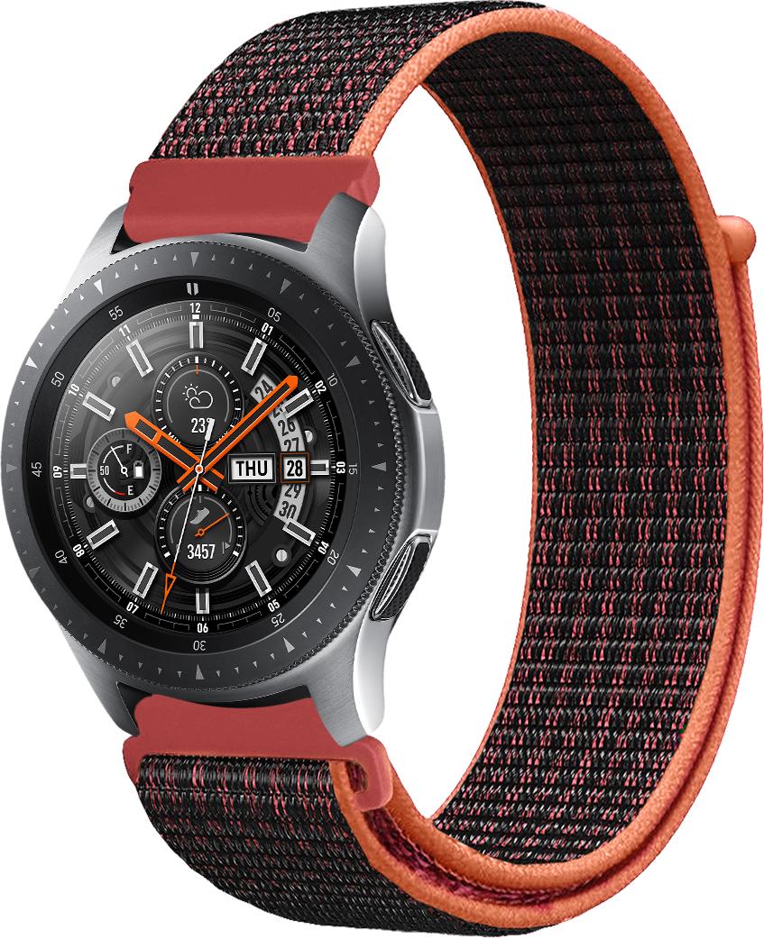 Ремешок нейлоновый Sport Loop для Galaxy Watch 42 мм Black/Red (25514-44)