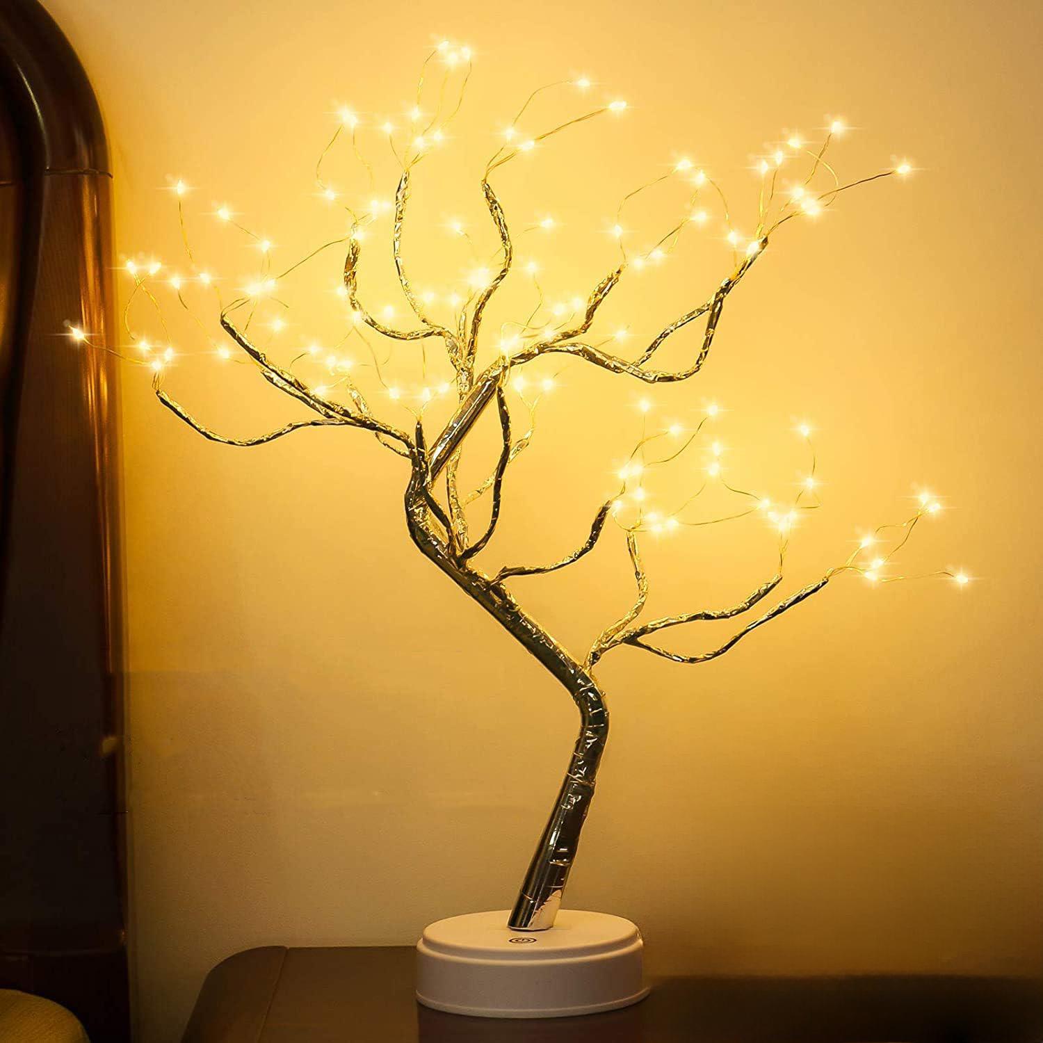 Светильник ночник Дерево от USB и батареек 50 см 108 LED Теплый белый Светильник ночник Дерево от USB и батареек 50 см 108 LED Теплый белый