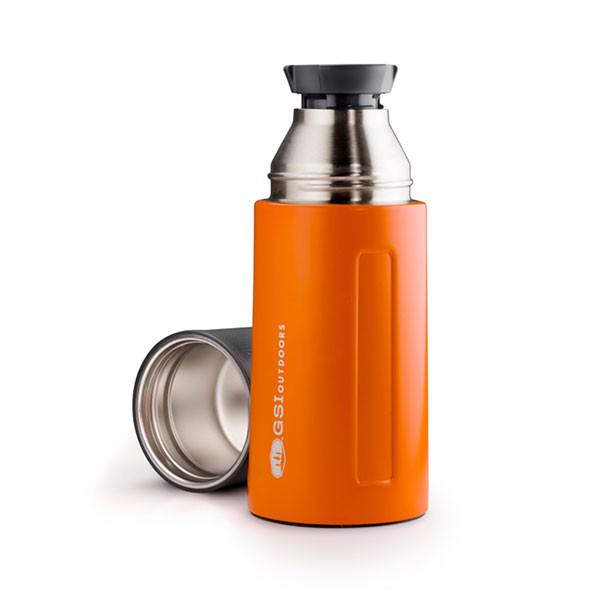 Термос GSI Outdoors Glacier Stainless 0,5 л Vacuum Bottle Оранжевый (93574) - фото 2