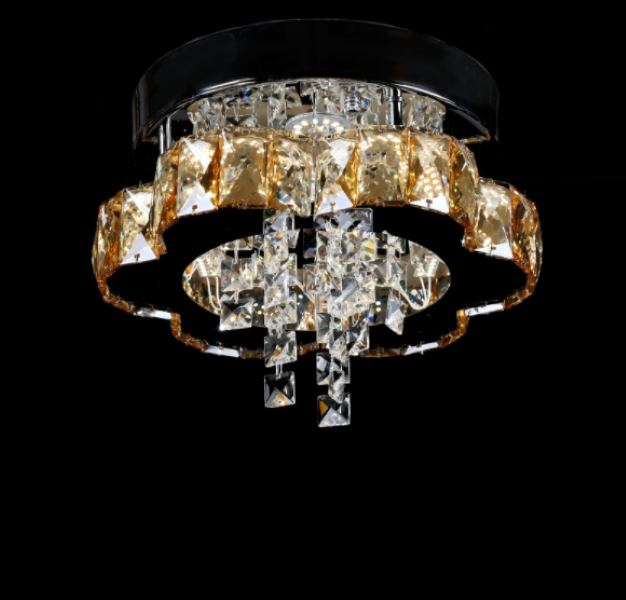 Хрустальная люстра L78561/300/3+1 LED CR Хром/Белый/Коричневый (AN000303)