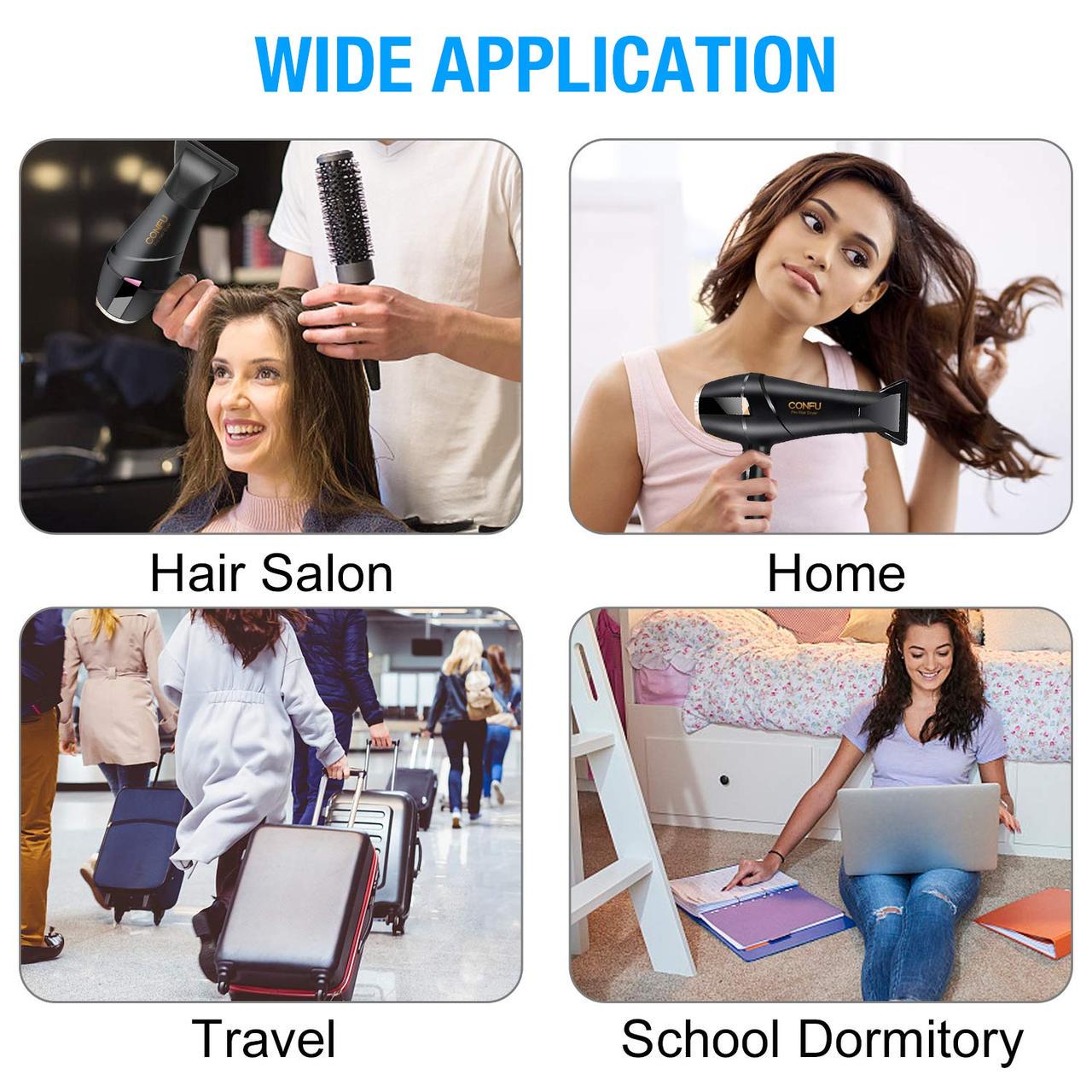 Фен ионный Confu KF-5903 керамический 2300 Вт - фото 4 Фен ионный Confu KF-5903 керамический 2300 Вт - фото 4