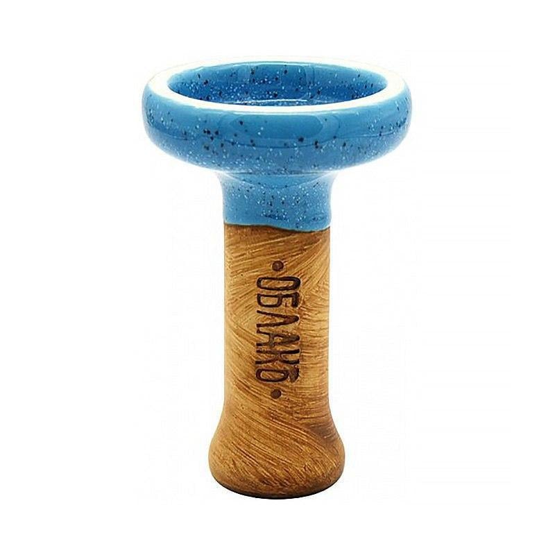 Чаша для кальяна Облако Phunnel M Glaze top в точку Голубой (5222)