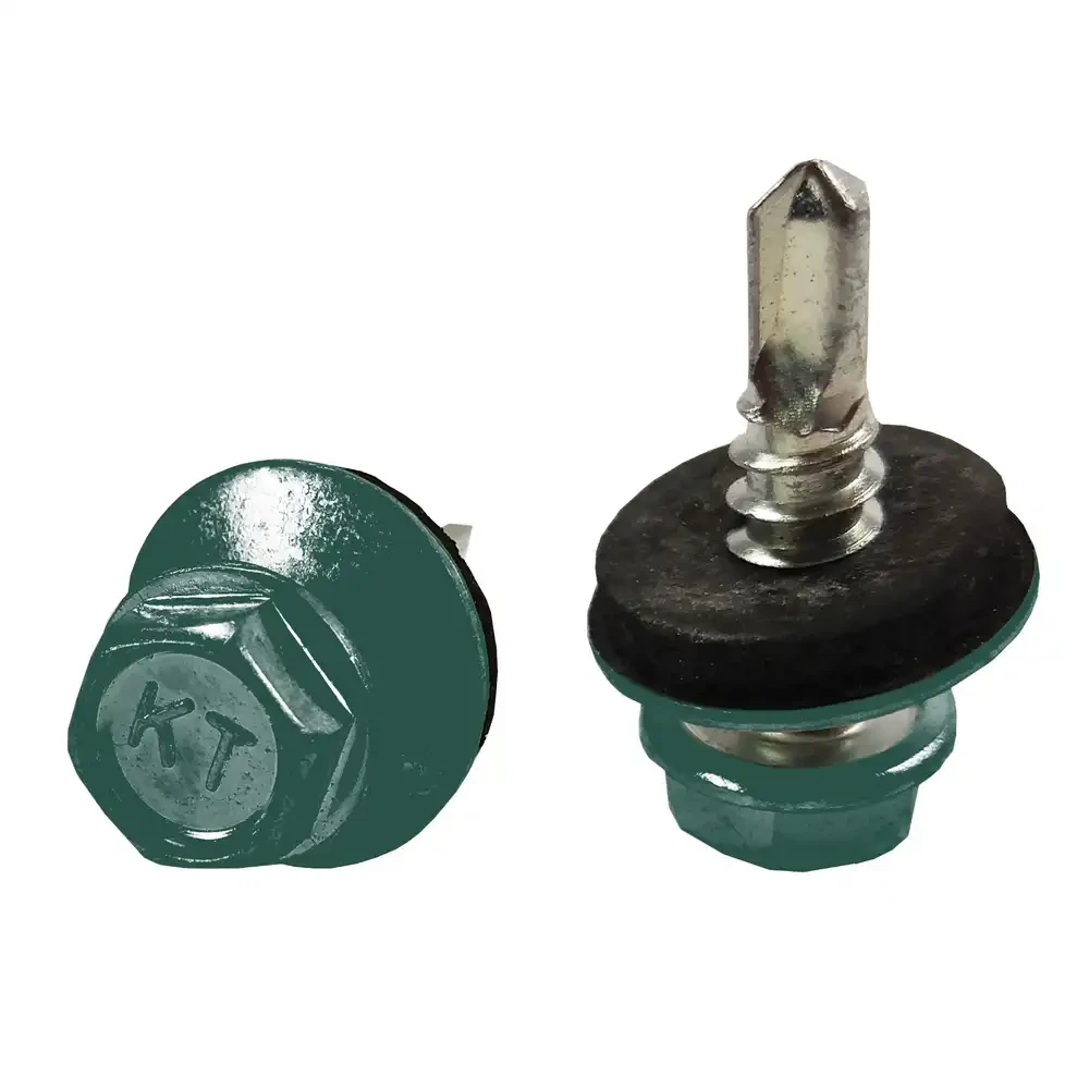 Саморез кровельный окрашенный по металлу 5,5х25 250 шт. RAL 6005 Зеленый (66281444) Саморез кровельный окрашенный по металлу 5,5х25 250 шт. RAL 6005 Зеленый (66281444)