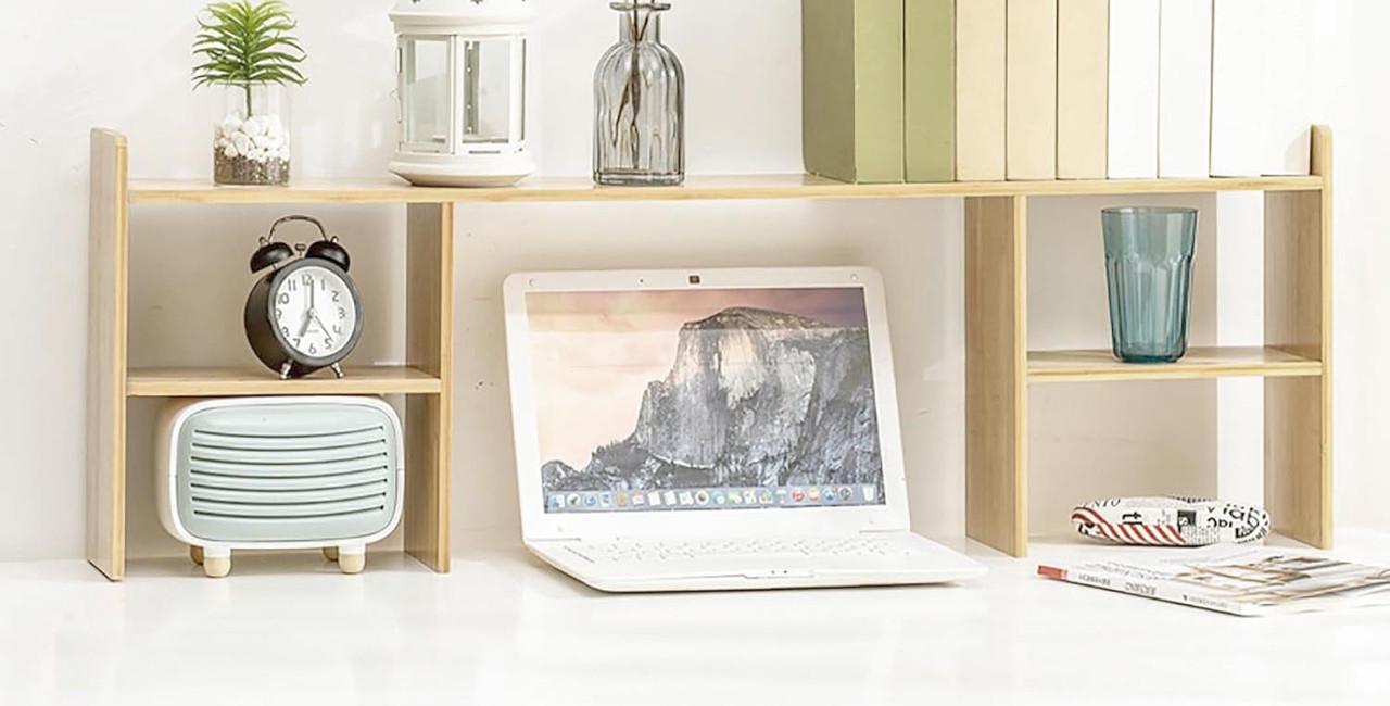 Полка-надстройка настольная из дерева Лазиан бланже (АКД-022901)