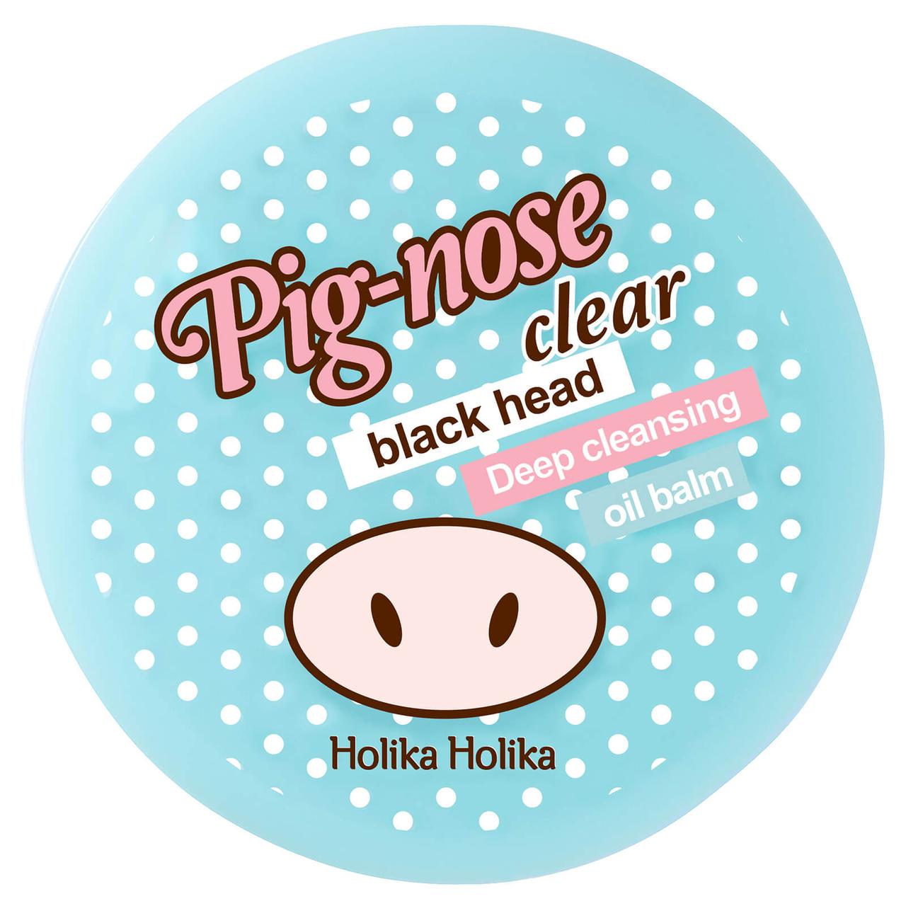 Бальзам для лица Holika Holika Pig-Nose Clear Black Head Deep Cleansing Oil Balm от черных точек 25 г (8806334341657)