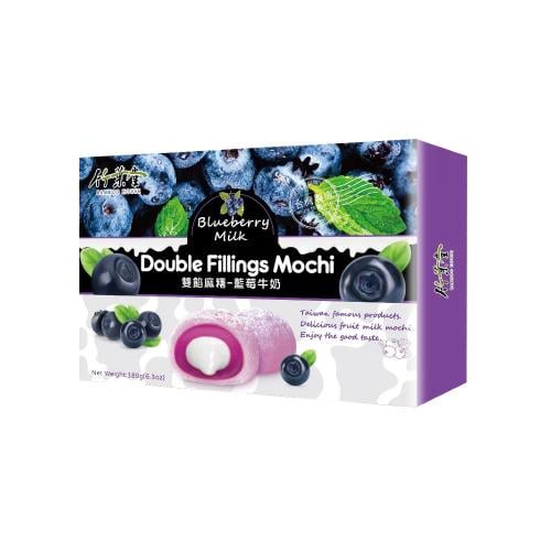 Тістечка Bamboo House Double Fillings Mochi Blueberry Milk 180 г