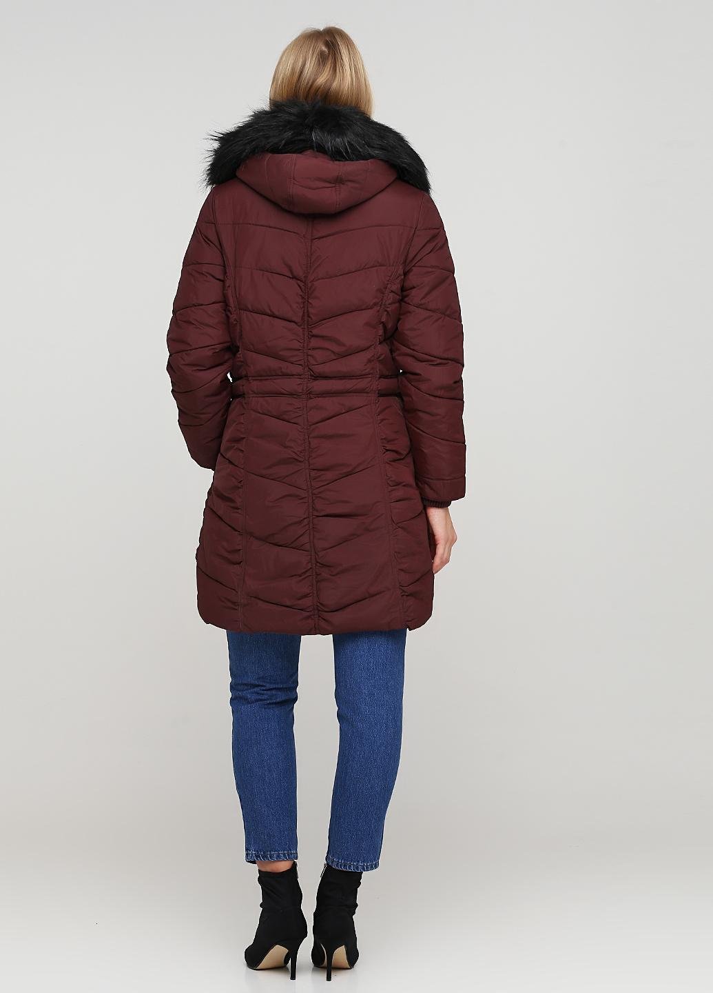 Парка женская Usha L Бордовый (161366291b25) - фото 3 Парка женская Usha L Бордовый (161366291b25) - фото 3