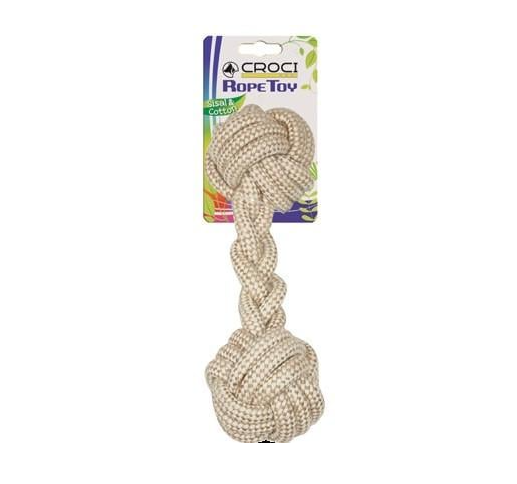 Игрушка для собак Croci ECO Гантель канатная 10x32 см (1199892544)