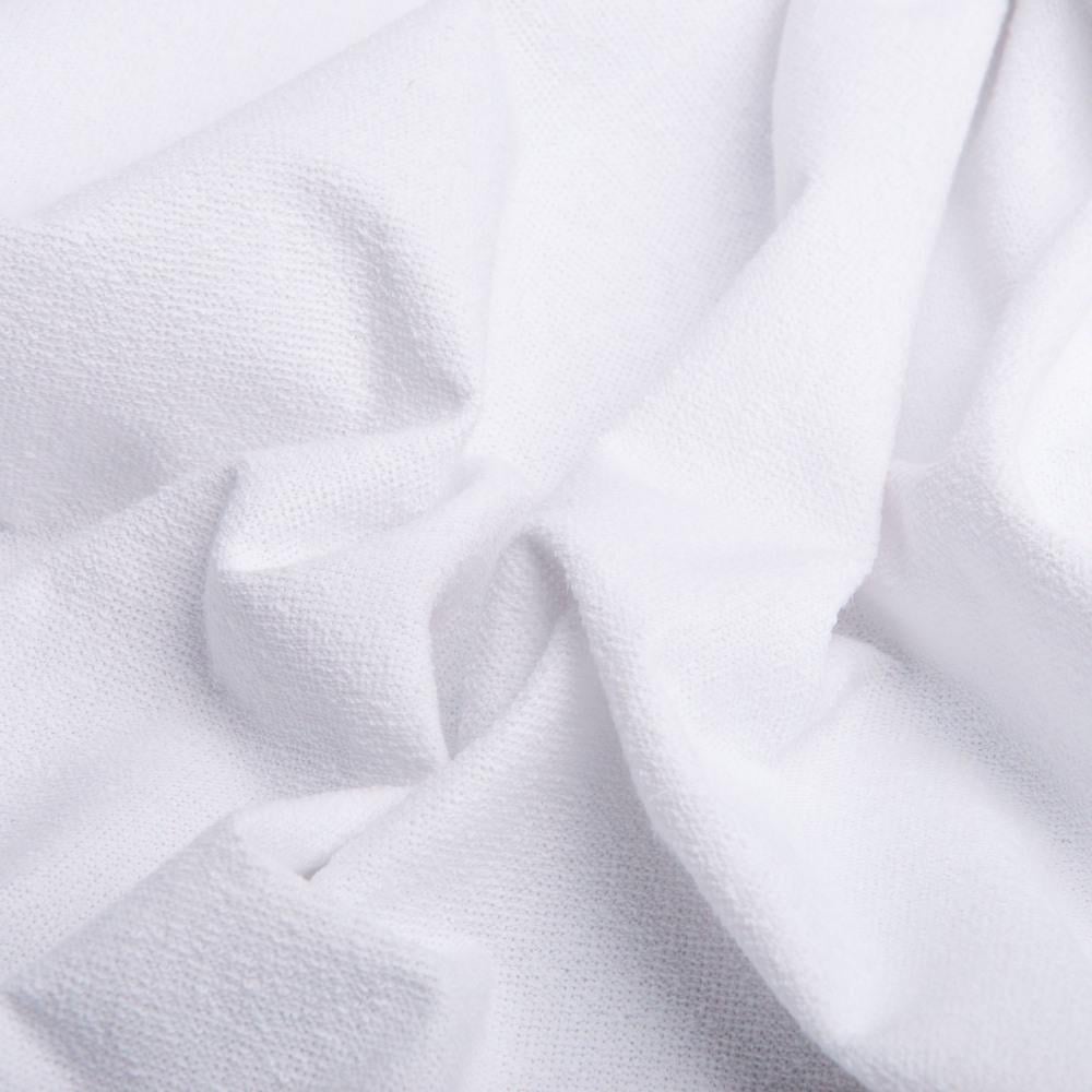 Ткань махровая с водонепроницаемой мембраной 140 гр/м2 210 см Белый (27101)