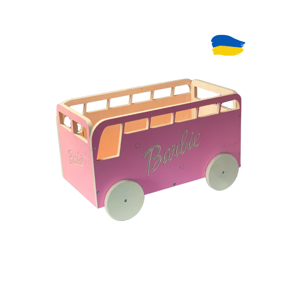 Корзина для хранения Barbie Bus (11812073) - фото 8