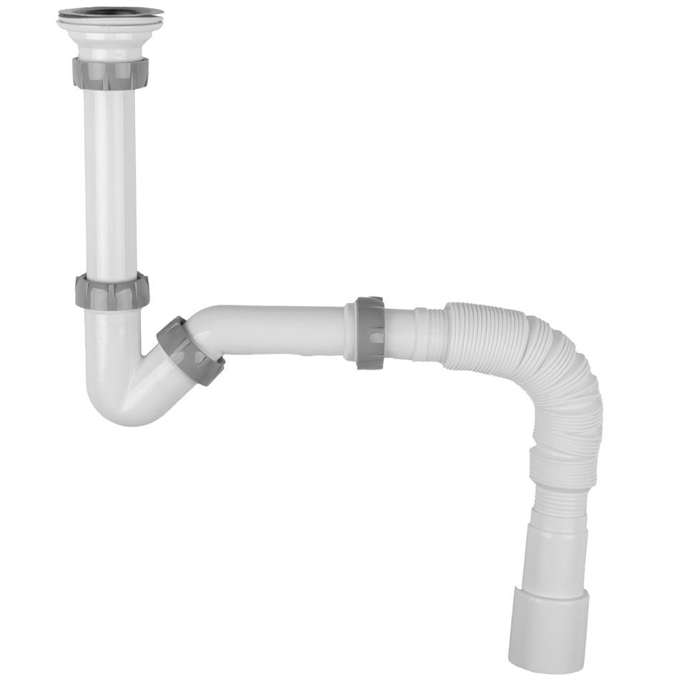 Сифон для биде ITAL SB1013 SB18080050 1 1/4" впуск Білий (237813)