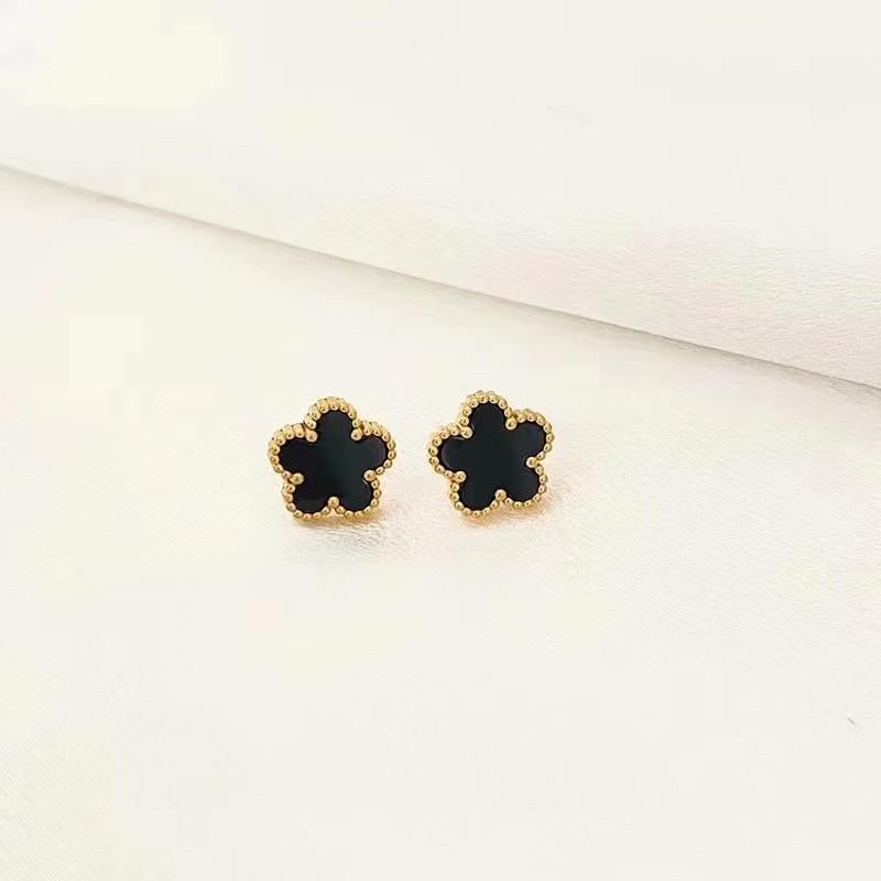 Серьги женские Elegant с черным цветком Черный (34122409) Серьги женские Elegant с черным цветком Черный (34122409)