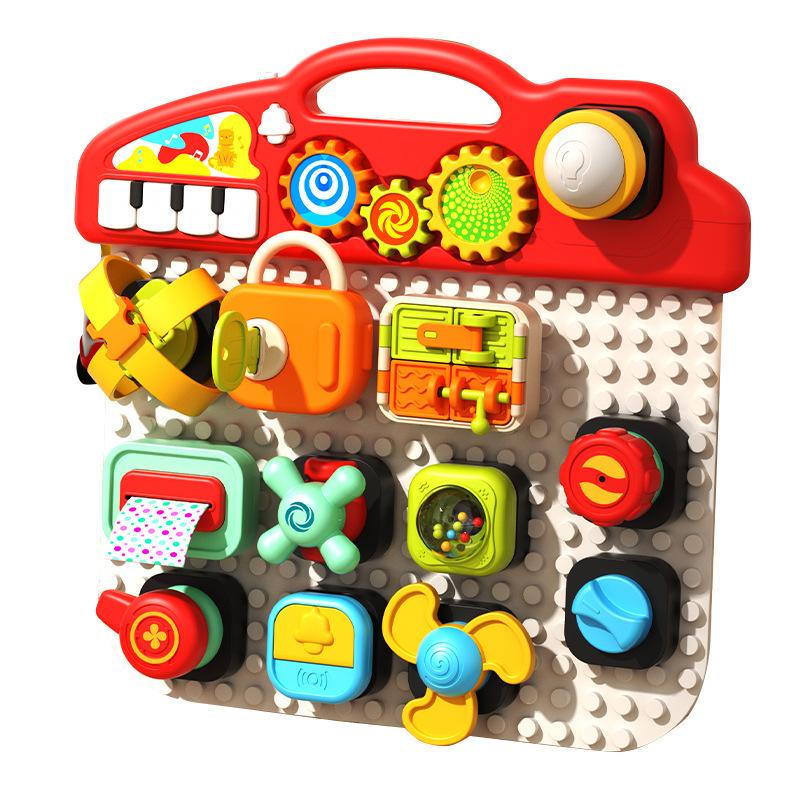 Развивающая музыкальная игрушка-сортер Musical Blocks Board Huanger Разноцветный - фото 2 Развивающая музыкальная игрушка-сортер Musical Blocks Board Huanger Разноцветный - фото 2