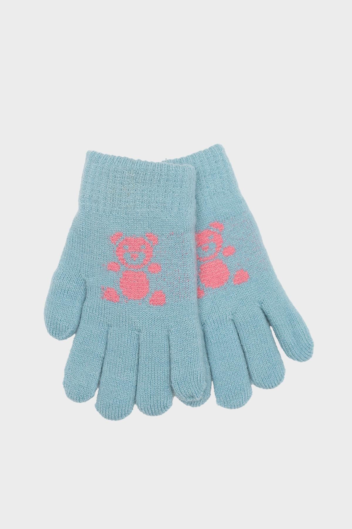 Перчатки для девочки р. 2,5 Бирюзовый (ЦБ-00285013)