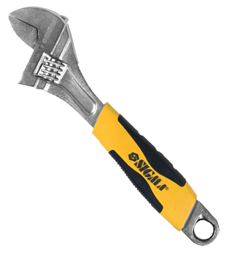 Ключ разводной Sigma CrV с комбинированной ручкой 150 мм (4101011)