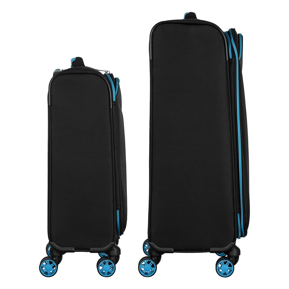 Набір валіз дорожніх 2E Trek поліестер замок TSA з 4 колесами S/M та 2 рюкзаки Cabin Чорний (2E-SPE-TREK-SET4-BK) - фото 5 Набір валіз дорожніх 2E Trek поліестер замок TSA з 4 колесами S/M та 2 рюкзаки Cabin Чорний (2E-SPE-TREK-SET4-BK) - фото 5