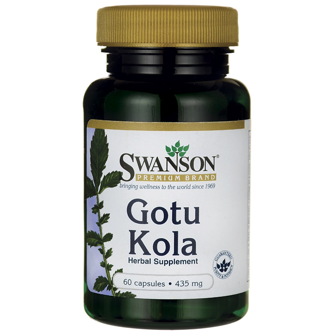 Готу кола Swanson Gotu Kola 435 мг 60 Caps