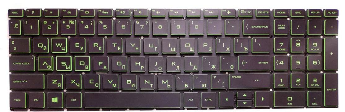 Клавиатура для ноутбука HP Pavilion Power 15-cb с подсветкой клавиш матовая (832805)