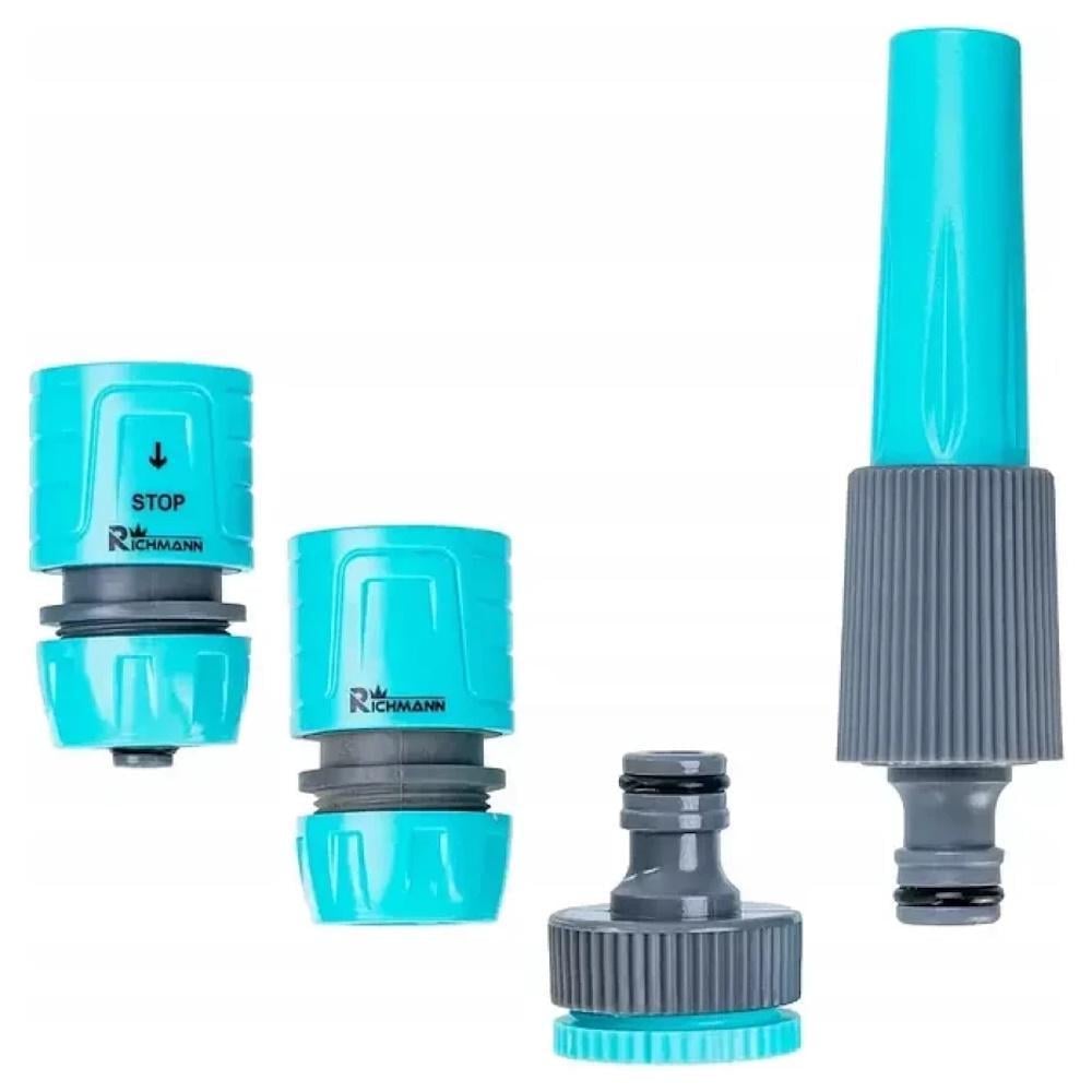 Пістолет для поливу Richmann C0260 прямий зі з'єднаннями (AKD46829) - фото 3 Пістолет для поливу Richmann C0260 прямий зі з'єднаннями (AKD46829) - фото 3