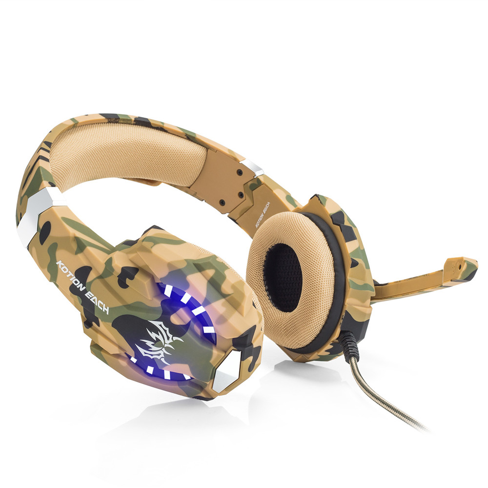 Наушники игровые Kotion Each G9600 с микрофоном Камуфляжный (526) - фото 3 Наушники игровые Kotion Each G9600 с микрофоном Камуфляжный (526) - фото 3