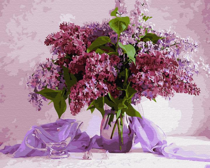 Картина по номерам Brushme "Любимая сирень" (GX34024)