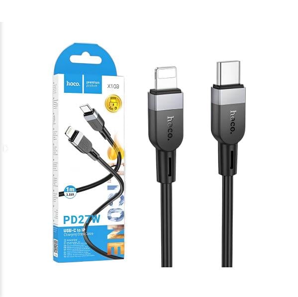 Кабель USB Hoco X109 Type-C/Lightning Silicone Cable PD27W 1 м (00000012233)