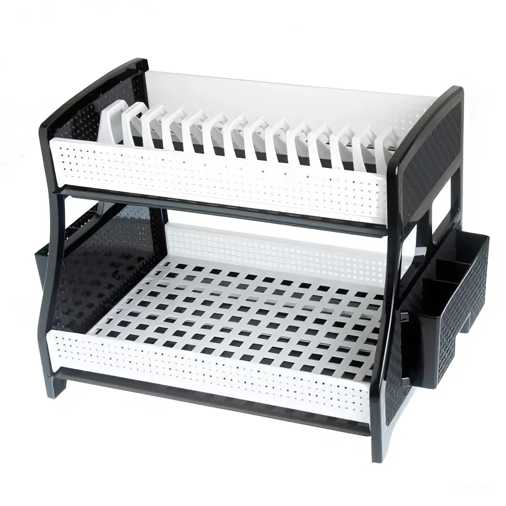 Сушилка для посуды R-Plastic Mix Black