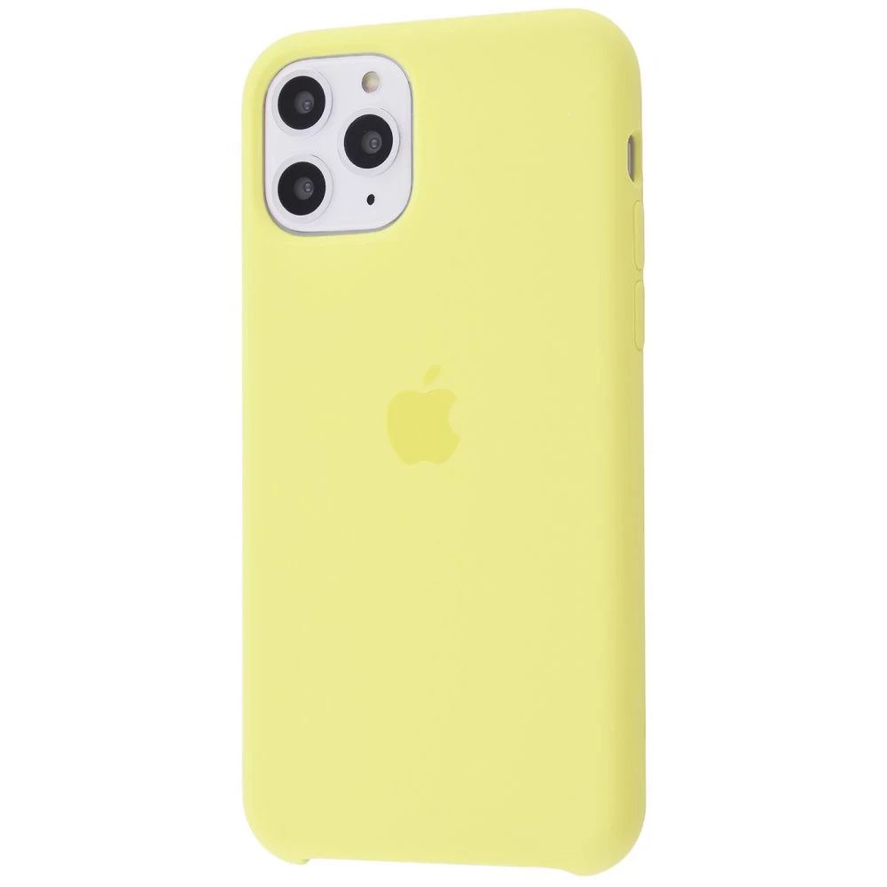 Силиконовый Чехол Накладка Silicone Case для iPhone 11 Pro Max Mellow Yellow