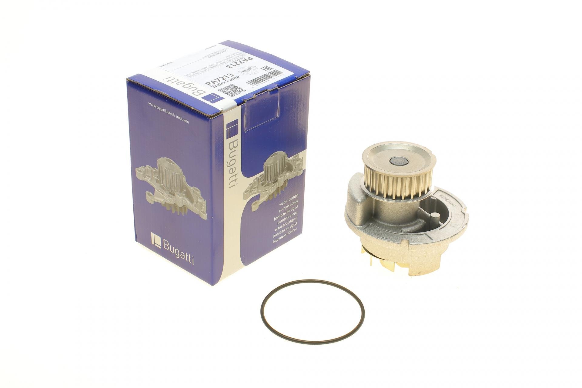 Помпа води Bugatti Opel Astra G/H/Vectra B/C/Zafira A/Corsa C/Meriva A 1.8/1.8 16V 98-10 PA7213 (25589738)
