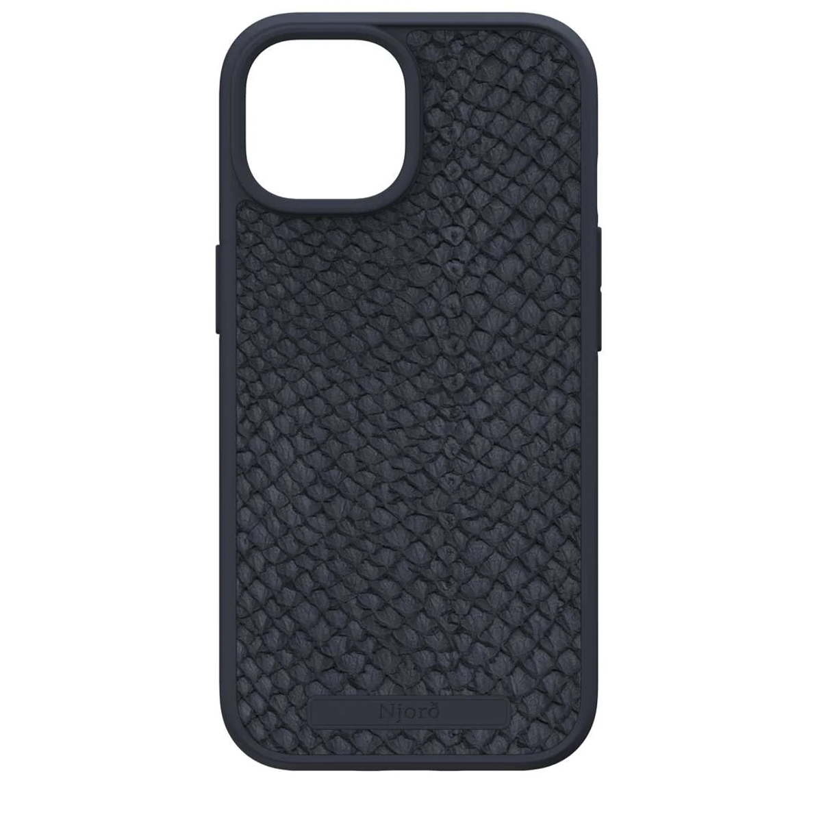 Чехол накладка Njord Salmon Leather MagSafe Case for iPhone 15, Black (NA51SL00)