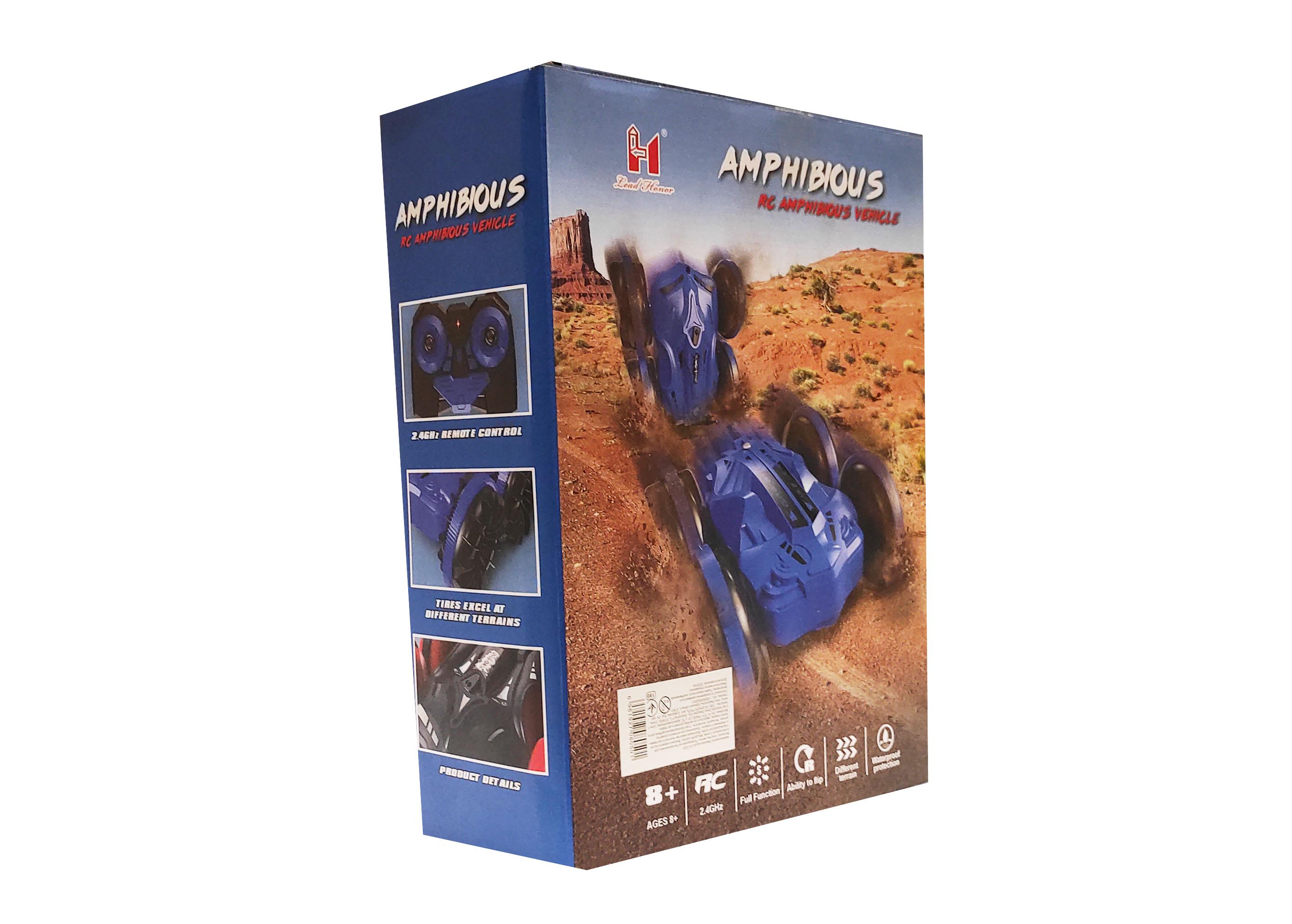 Машинка перевертыш Jia Yu Toys амфибия трюковая 17 см Синий (104143s) - фото 13 Машинка перевертыш Jia Yu Toys амфибия трюковая 17 см Синий (104143s) - фото 13