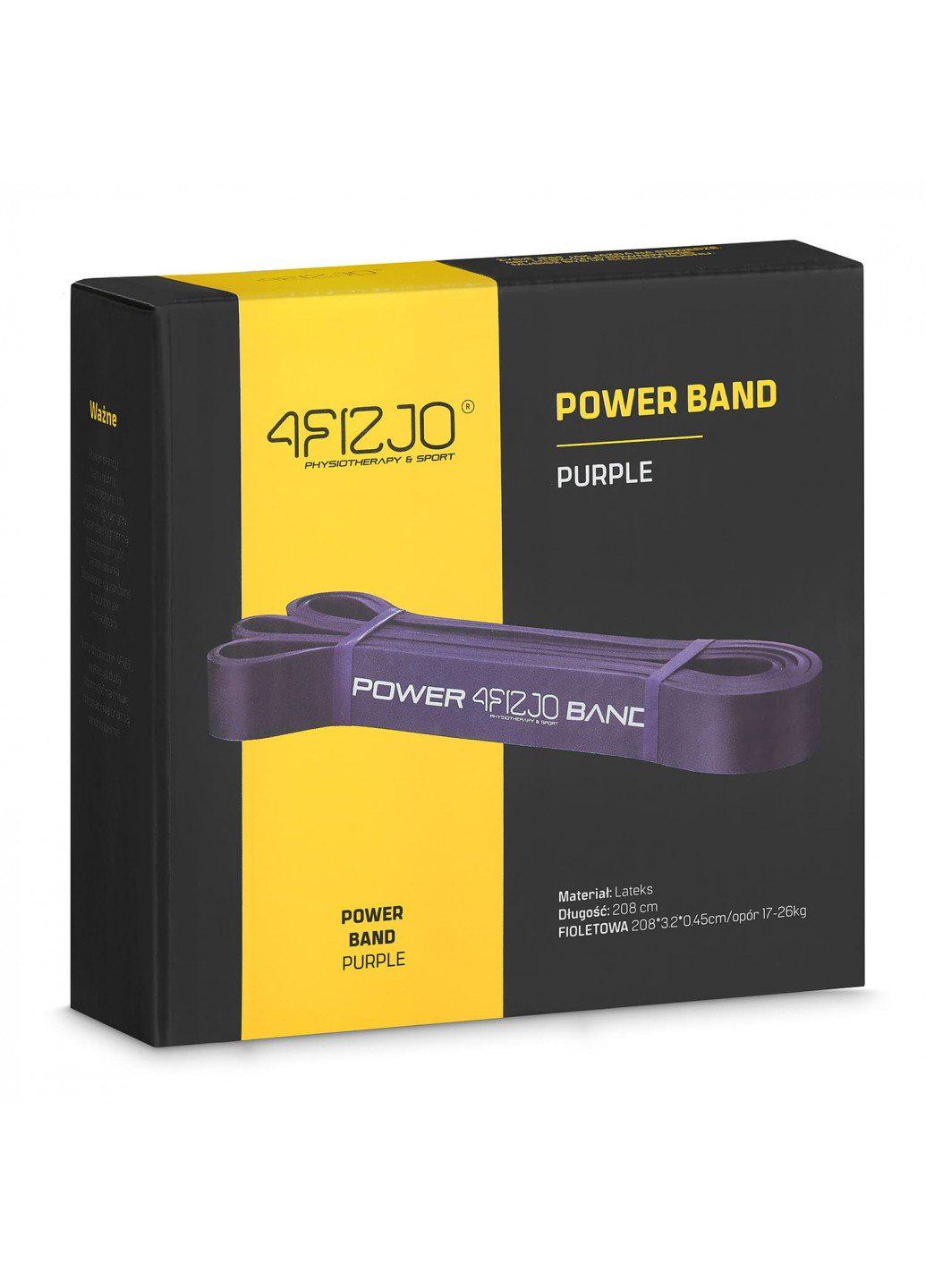 Резинка для фітнесу 4FIZJO Power Band 17-26 кг Фіолетовий (4FJ1073)