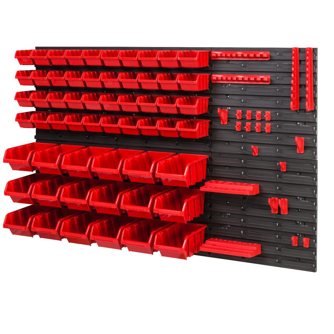 Панель для инструментов с держателями Kistenberg на 58 контейнеров 117х78 см (MIX608)