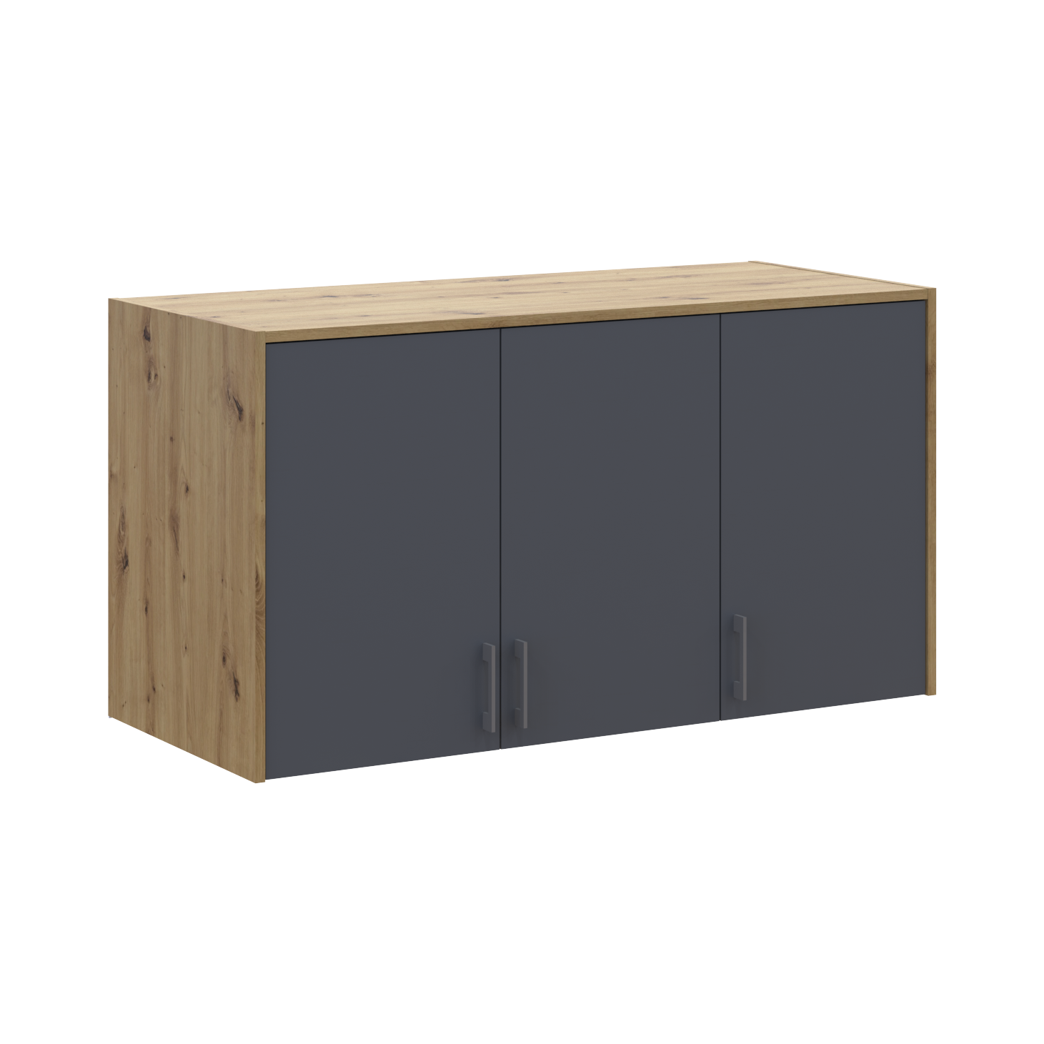 Антресоль висока Doros Ронді 3 ДСП 121х52х65 см Дуб Артізан/Графіт (41516182) - фото 6 Антресоль висока Doros Ронді 3 ДСП 121х52х65 см Дуб Артізан/Графіт (41516182) - фото 6