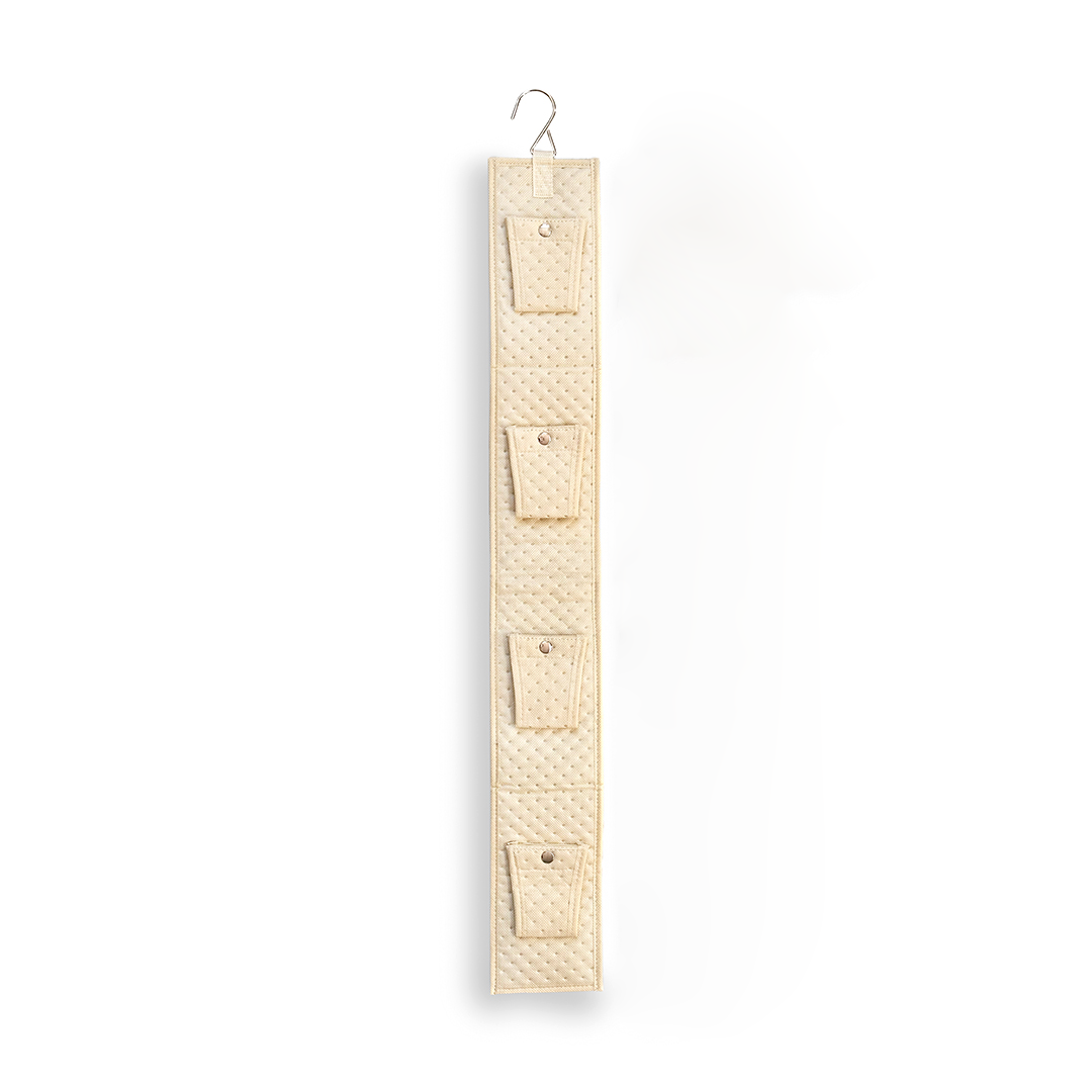 Вешалка-органайзер для сумок Handy Home двусторонняя 10х81 см Бежевый (BE-04N)