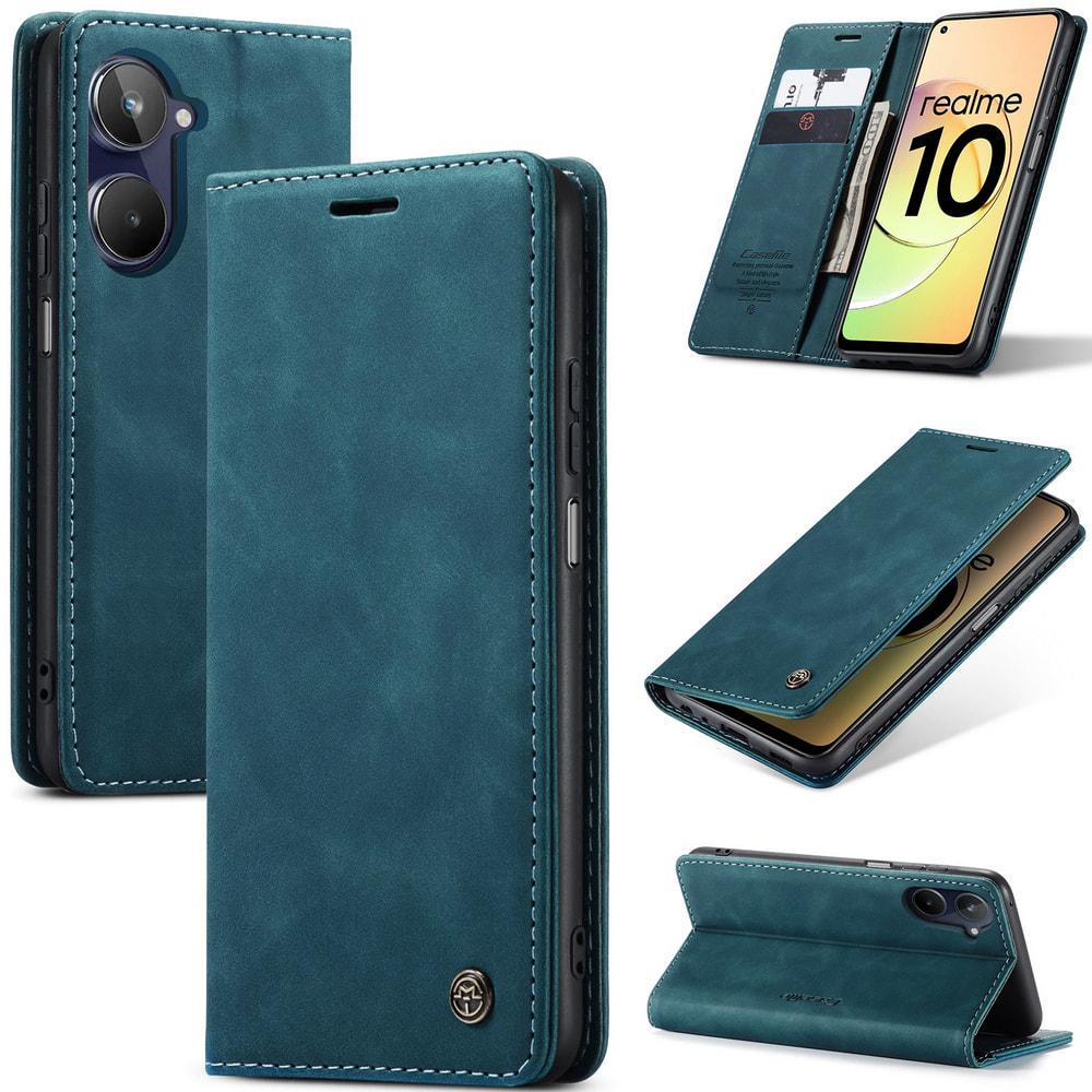Чехол книжка с магнитом Realme 10 CaseMe Sea Green (32836-56)