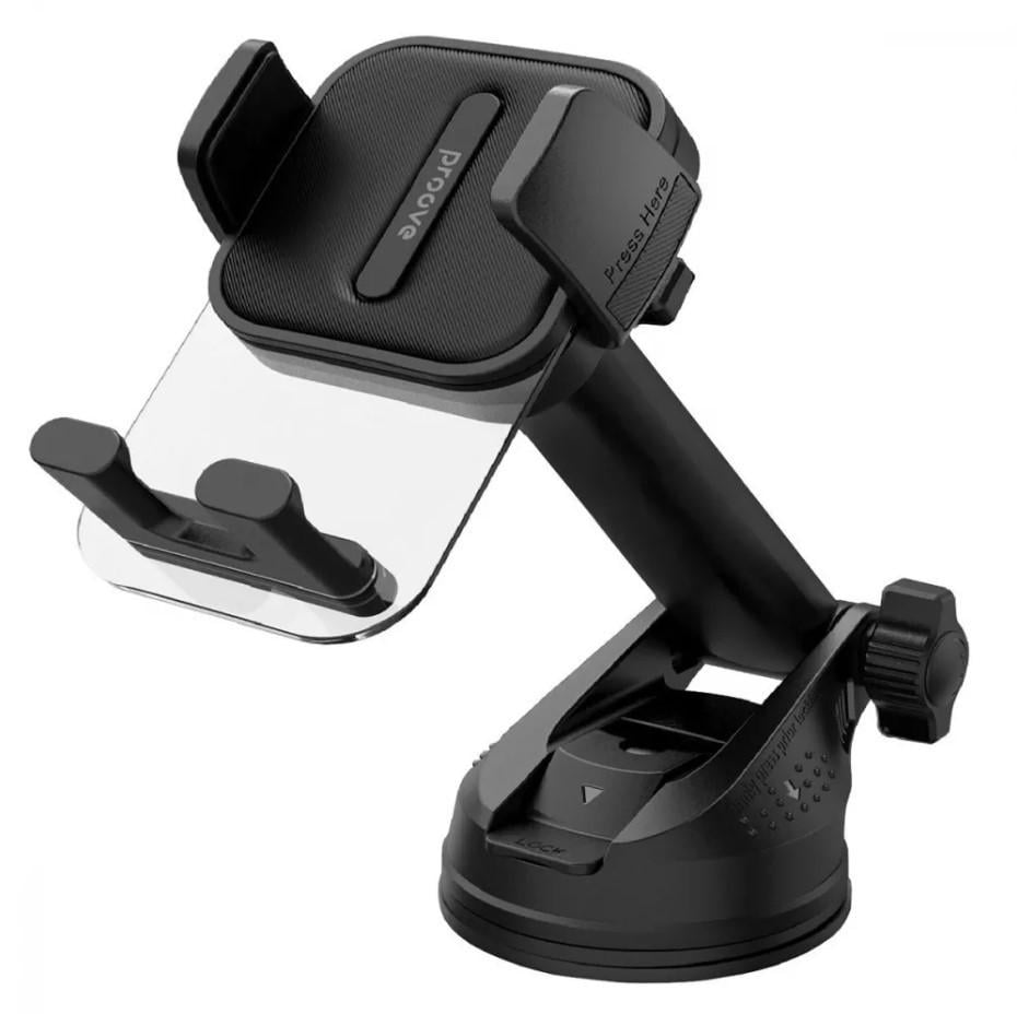 Автодержатель Proove Crystal Clamp Suction Type Car Mount Black (2218397222)