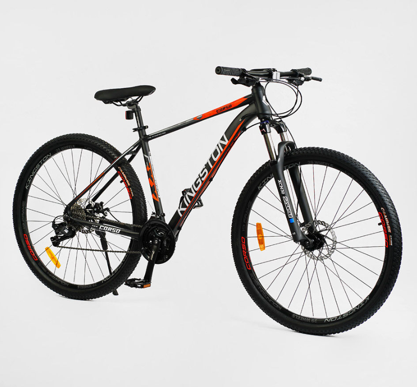 Велосипед спортивний Corso Kingston KN-29195 29" рама алюмінієва 19" (127946)