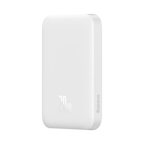 Повербанк BASEUS Magnetic Mini wireless quick charging 10000 mAh 20W Білий (PPCX070002)