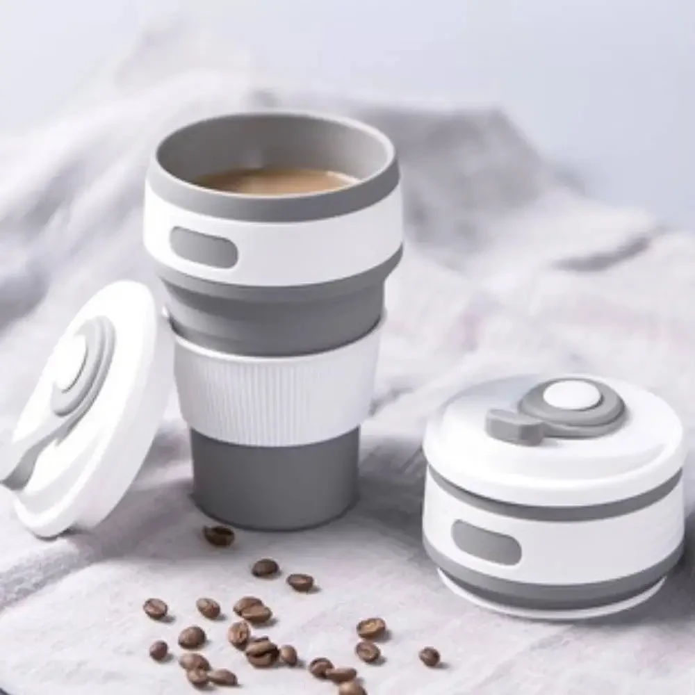 Чашка силиконовая SILICON MAGIC CUP с крышкой Серый (7194) - фото 5 Чашка силиконовая SILICON MAGIC CUP с крышкой Серый (7194) - фото 5