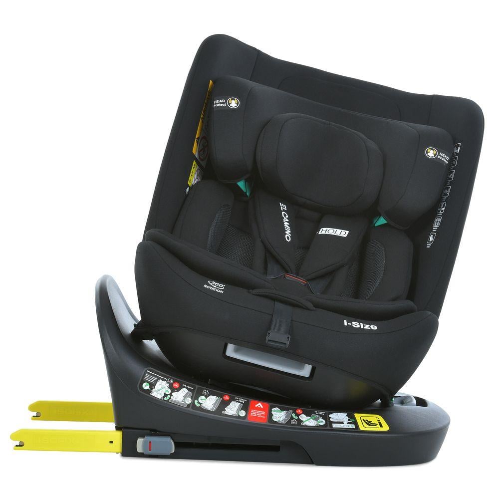 Автокрісло від народження El Camino ME 1188 i-HOLD i-SIZE R129 з поворотом на 360° до 150 см Black (2762171847) - фото 8